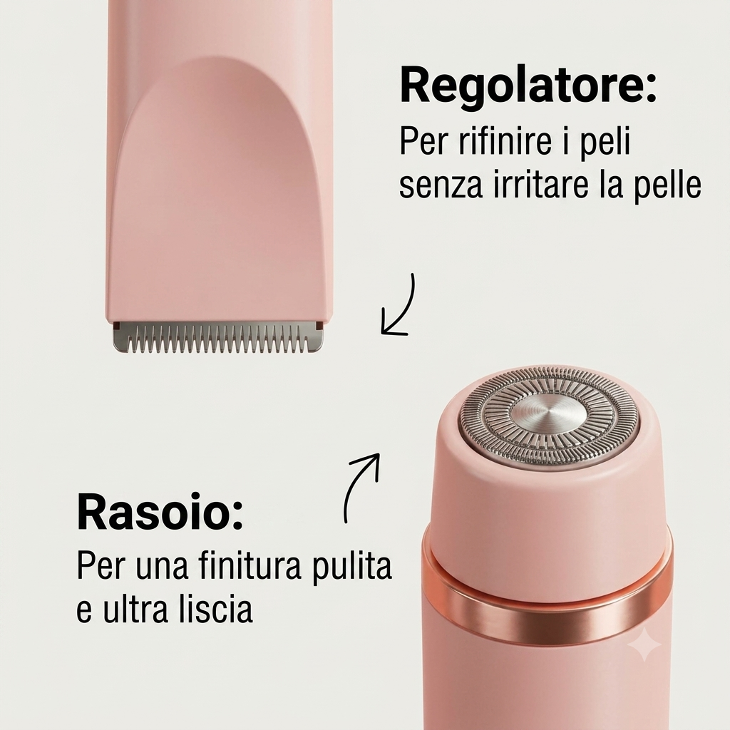 Rasoio 2 in 1 per bikini e corpo Mollie™