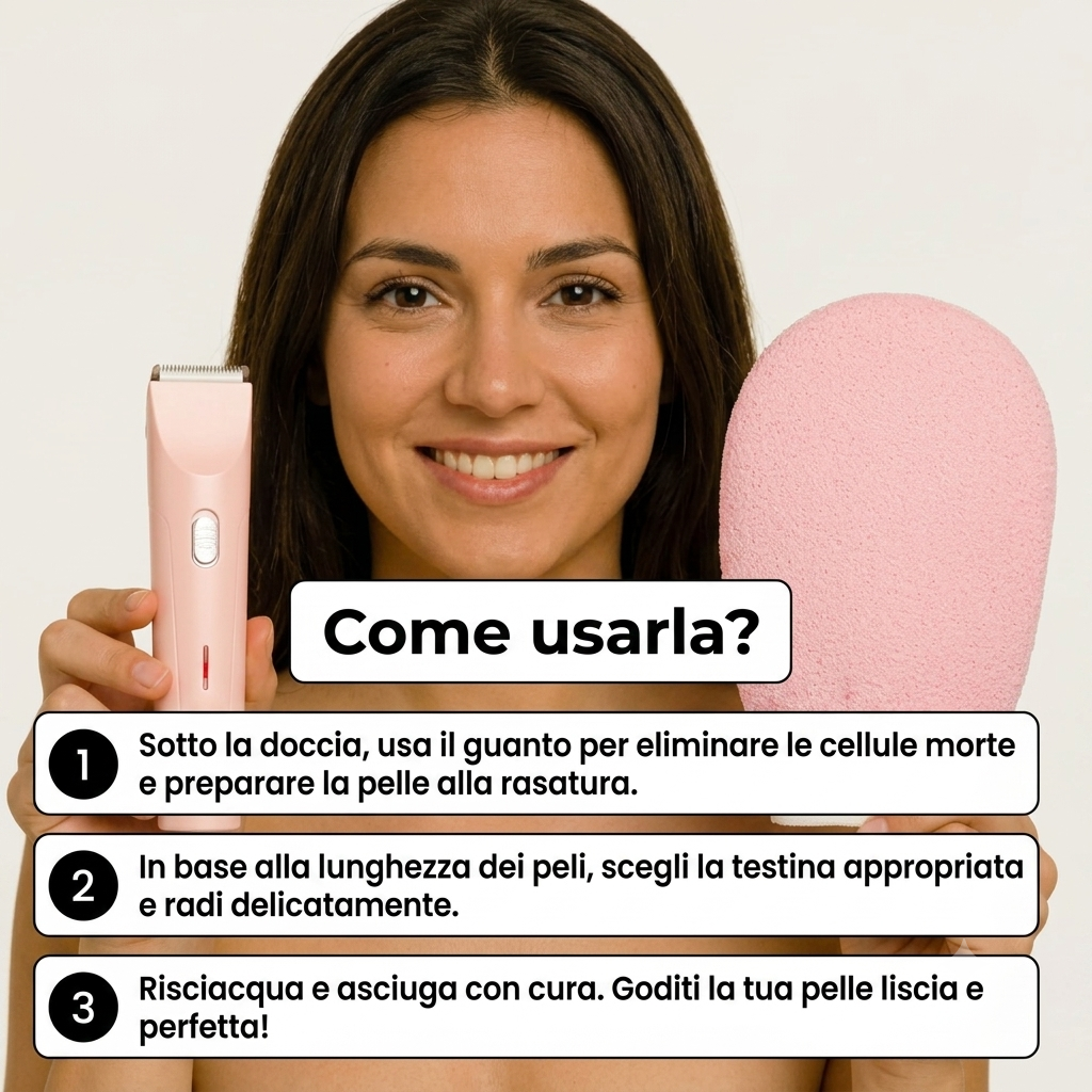 Rasoio 2 in 1 per bikini e corpo Mollie™
